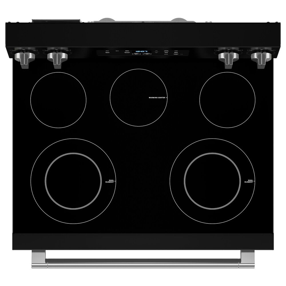 Maytag 5.3 Cu. Ft. Freestanding Electric Range with Steam Clean in Black, , large