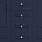 Lexora Home Dukes 60" Double Bathroom Vanity in Navy Blue with 2 cm White Cultured Marble Top and Rectangular Sinks, , large