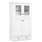 James Martin De Soto 30" Double Tower Hutch in Bright White, , large