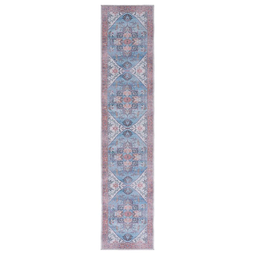 Safavieh Serapi Traditional 2" x 9" Blue and Ivory Runner, , large