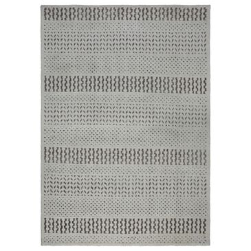 Signature Design by Ashley Vallcherr 5" x 7" Ivory and Brown Area Rug, , large