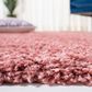 Safavieh Venus Shag 6"7" Square Pink Area Rug, , large