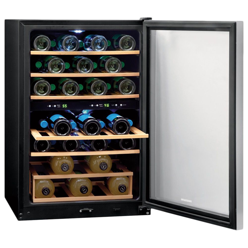 Frigidaire 4.4 Cu. Ft. Wine Cooler with Two Zone in Stainless Steel, , large