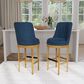 Mayberry Hill Carmen Swivel Counter Stool in Natural, , large