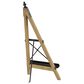 Maple and Jade Industrial Easel in Light Brown and Black, , large