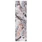 Safavieh Cyrus Shag 2"2" x 7"9" Dark Grey and Orange Runner, , large