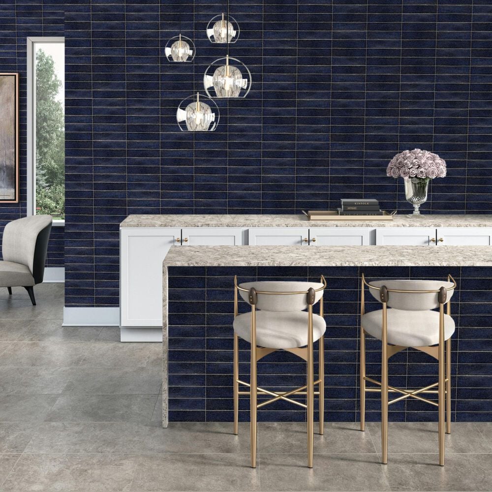 Dal-Tile Iridescent Isles Harbor 2" x 9" Porcelain Tile, , large