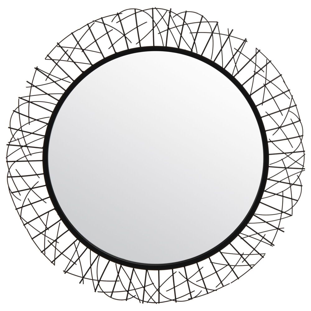 Safavieh Kenzie Mirror in Black, , large