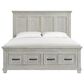 Mayberry Hill Mccoy King Storage Bed in White, , large