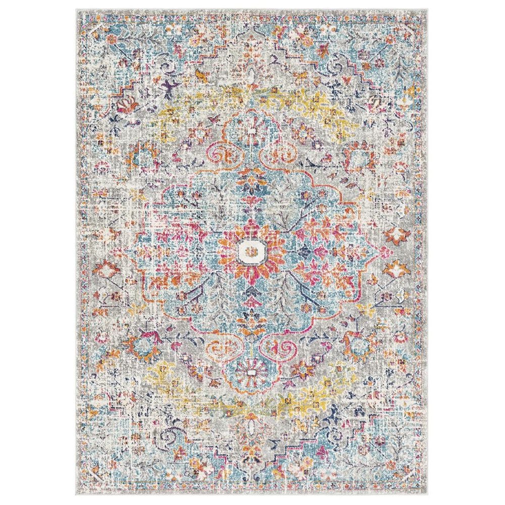 Surya Harput HAP-1063 5"3" x 7"3" Beige, Saffron and Gray Area Rug, , large