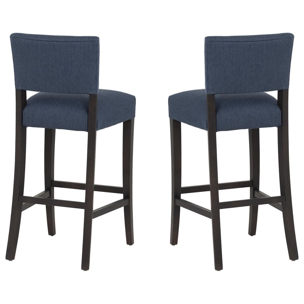 Linon Home Decor Koda Bar Stool in Rich Brown (Set of 2), , large