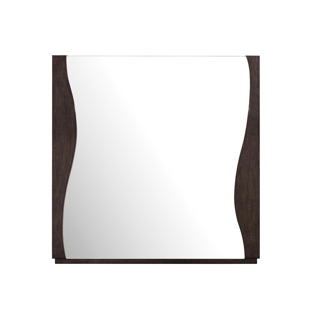 Nicolette Home Modern Mosaic Mirror in Perle Noir, , large