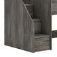 Ashley Frandern Twin Loft  Bed with Bookcase Storage in Gray, , large