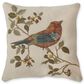 K & K Interiors 18" Square Throw Pillow in Tan, Rust and Blue, , large