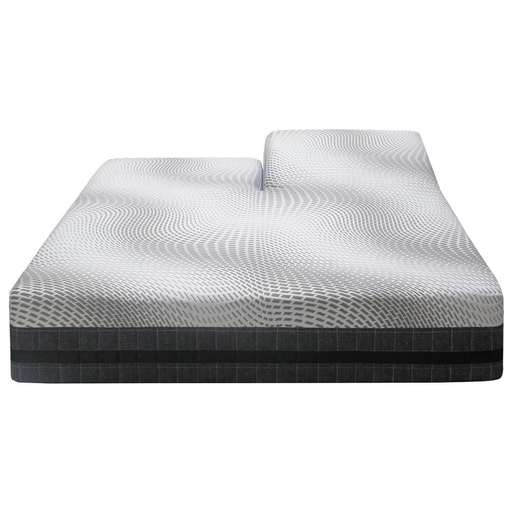 Sleeptronic Majestic Hybrid Plush Flex Head Queen Mattress with Gold Baselogic Flex Head Adjustable Base, , large