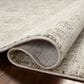 Amber Lewis x Loloi Honora Ivory and Natural 5"3" x 7"9" Area Rug, , large