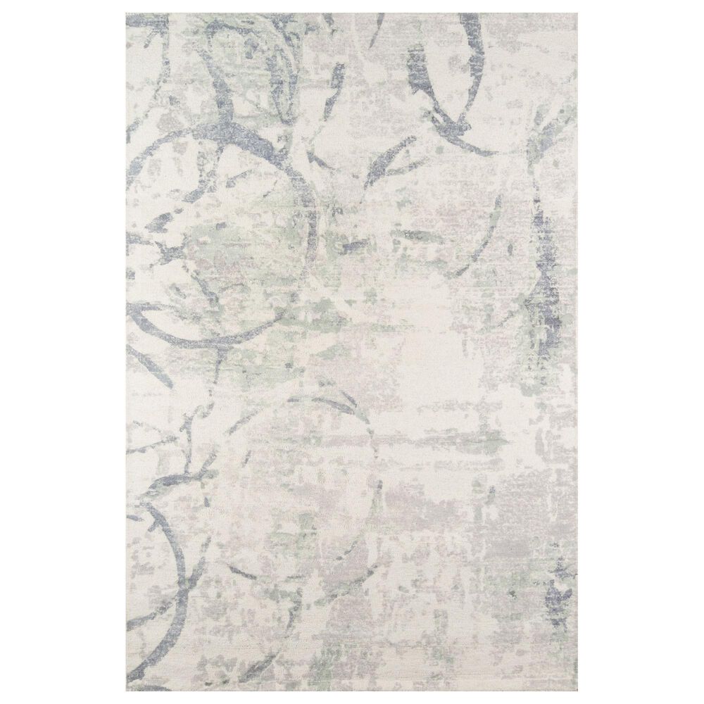 Momeni Illusions 5' x 7'6" Gray Area Rug, , large