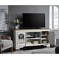 Ashley Realyn XL 74" TV Stand in Chipped White, , large