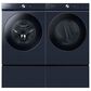 Samsung Bespoke 5.3 Cu. Ft. Front Load Washer and 7.6 Cu. Ft. Electric Dryer Laundry Pair with Pedestal in Brushed Navy, , large