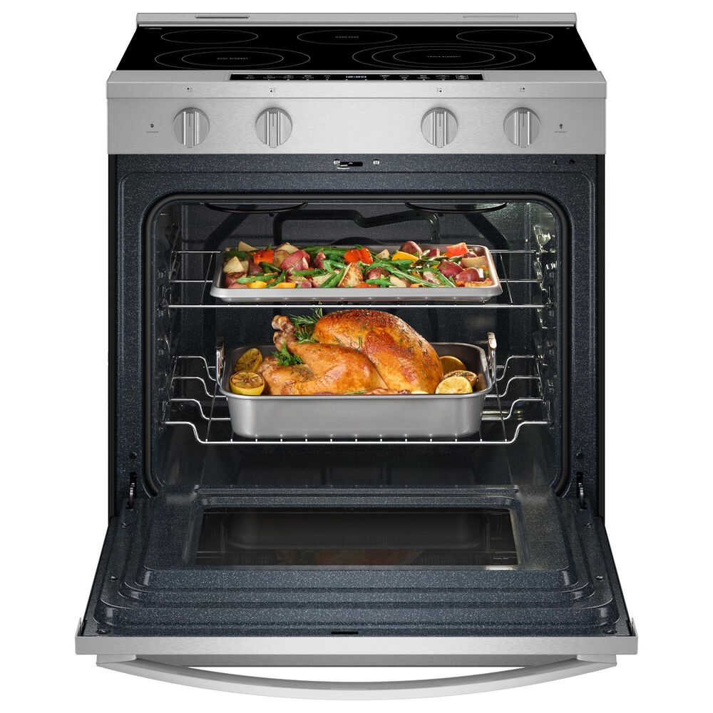 Whirlpool 5.3 Cu. Ft. Slide-In Electric Range in Stainless Steel, , large