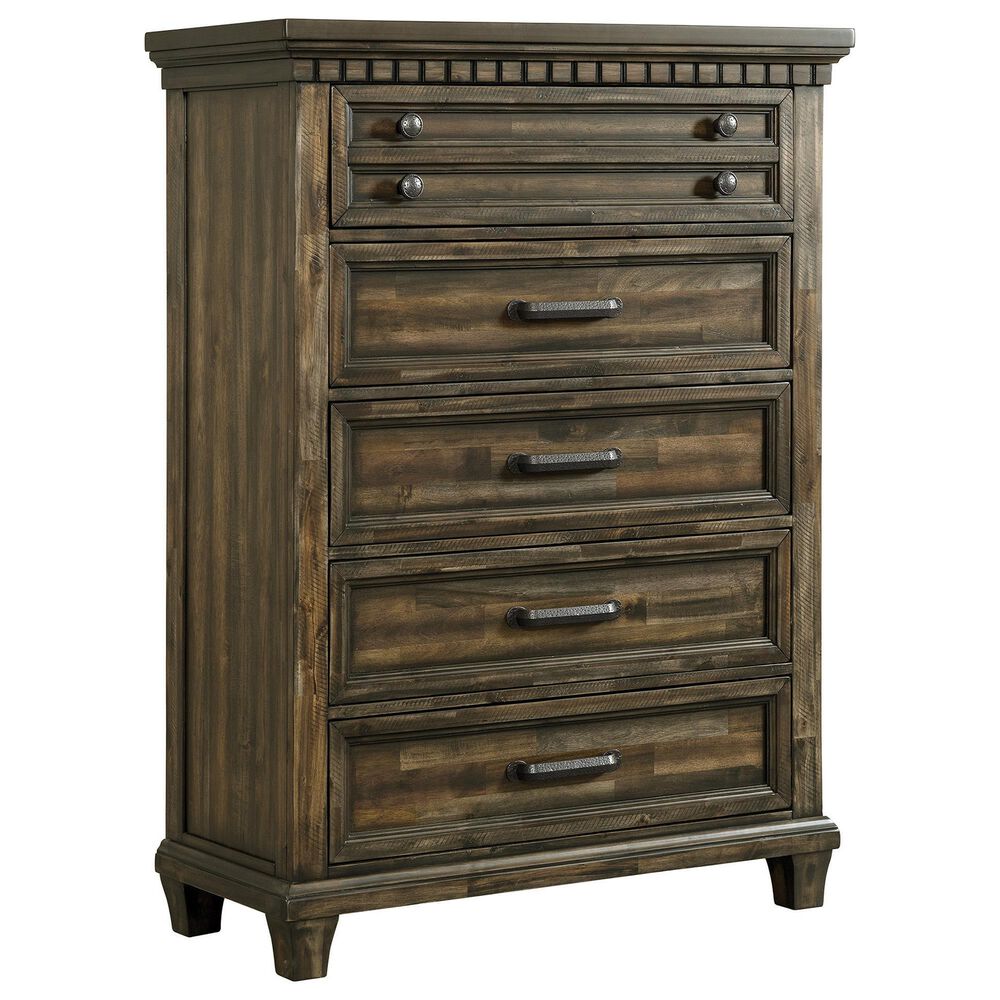 Mayberry Hill McCoy 5-Drawer Chest in Charcoal, , large