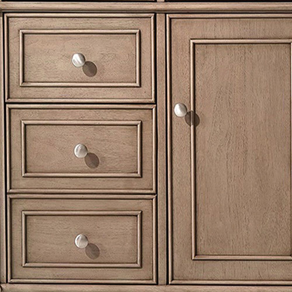 James Martin Vanities Bristol 48" Single Bathroom Vanity in Whitewashed Walnut with 3 cm Parisien Bleu Quartz Top and Rectangular Sink, , large