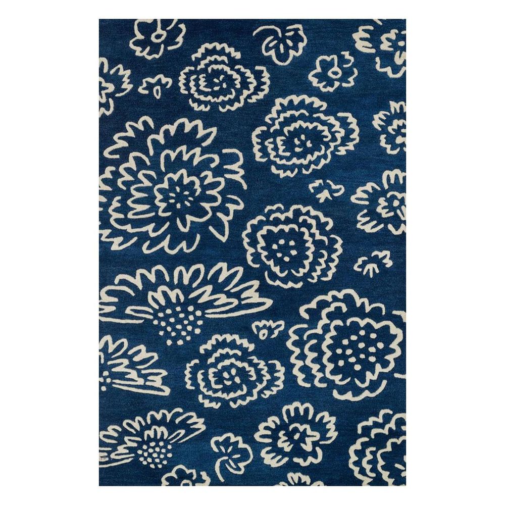 Loloi Nova NV-06 7"6" Square Navy/Ivory Area Rug, , large