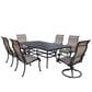 World Source 7-Piece Dining Set in Black, , large