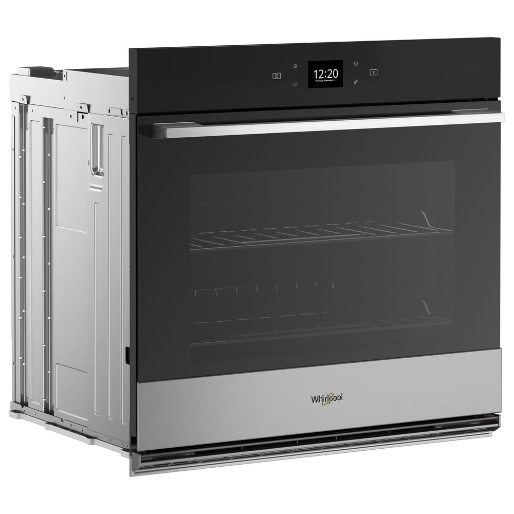 Whirlpool 30&quot; Smart Built-In Single Electric Wall Oven with Air Fry and Fan Convection Cooking in Fingerprint Resistant Stainless Steel, , large