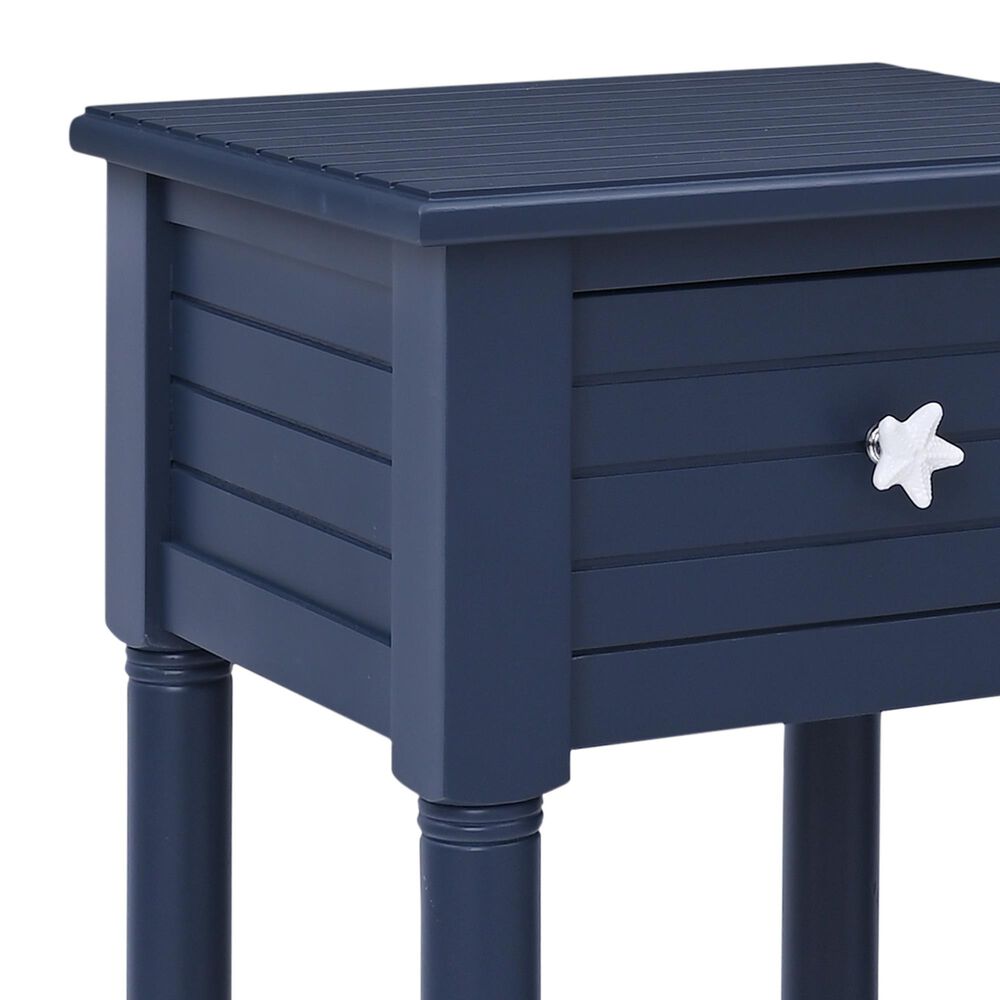 Linon Home Decor Seaboard End Table in Navy, , large
