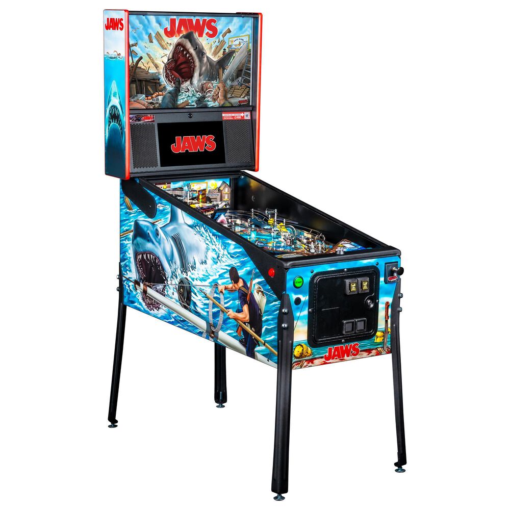Stern Pinball Jaws Pro Premium Edition Pinball Machine, , large