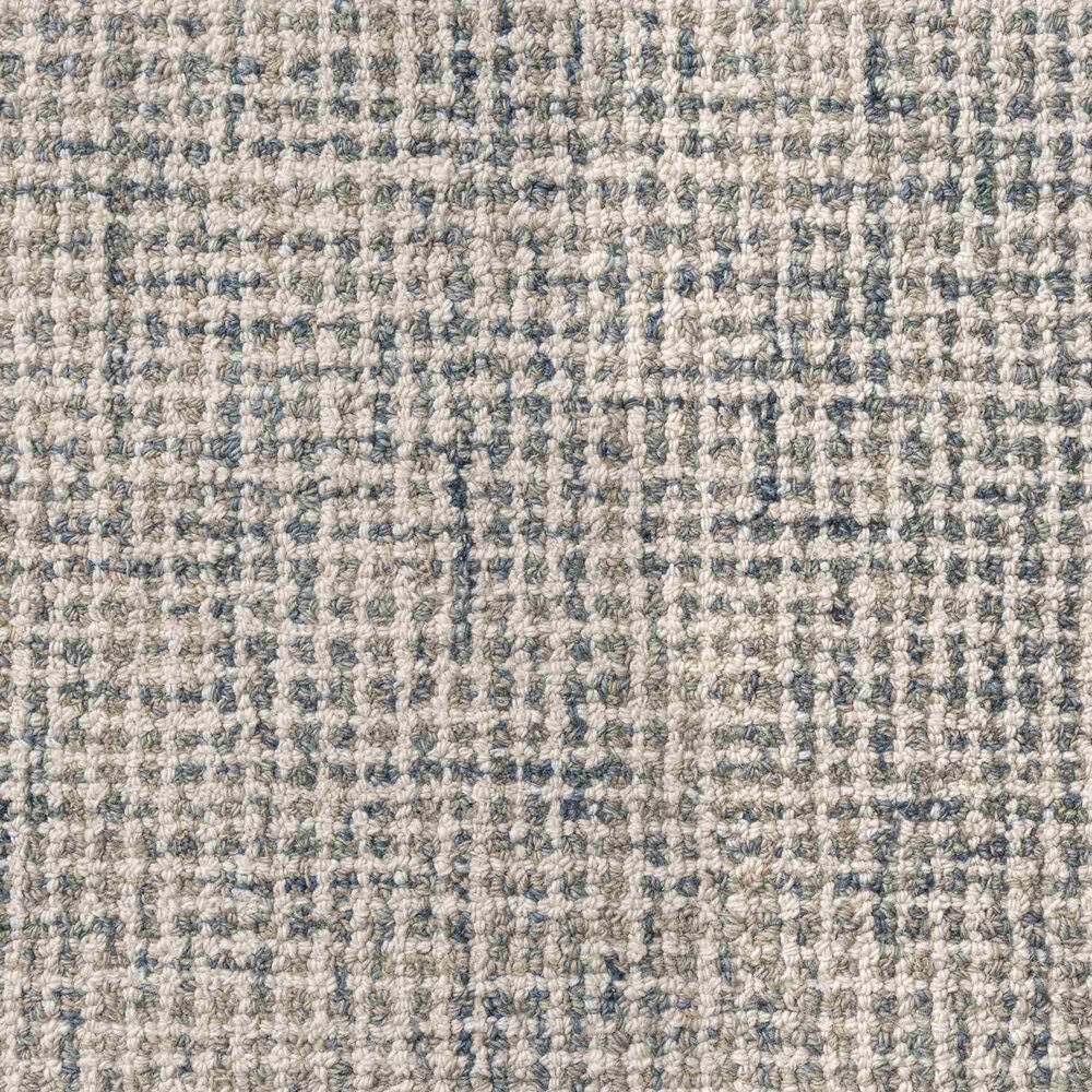 L&amp;R Resources Criss Cross Ivory and Stone Blue 10&#39; x 14&#39; Area Rug, , large