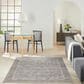 Nourison Desire 7"10" x 9"10" Charcoal and Grey Area Rug, , large