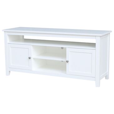 International Concepts 57" TV Stand in White, , large