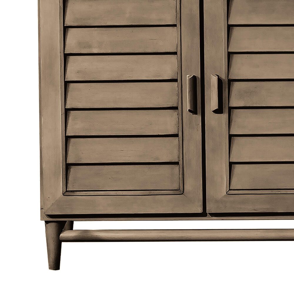 James Martin Vanities Portland 36&quot; Single Bathroom Vanity in Whitewashed Walnut with 3 cm Victorian Silver Quartz Top and Rectangular Sink, , large