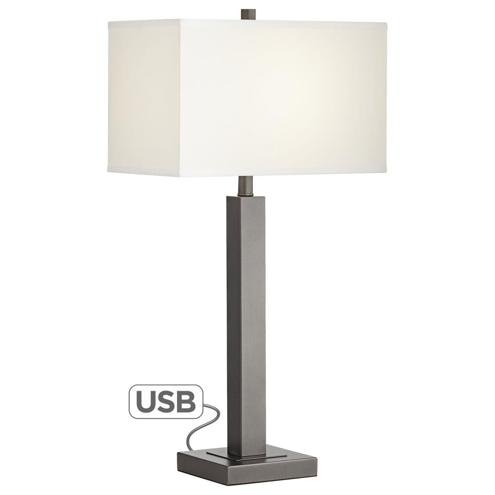 Pacific Coast Lighting Cooper Table Lamp in Gun Metal, , large
