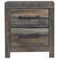 Ashley Drystan 4-Piece King Panel Bedroom Set in Brown Rustic, Burnt Orange and Teal, , large