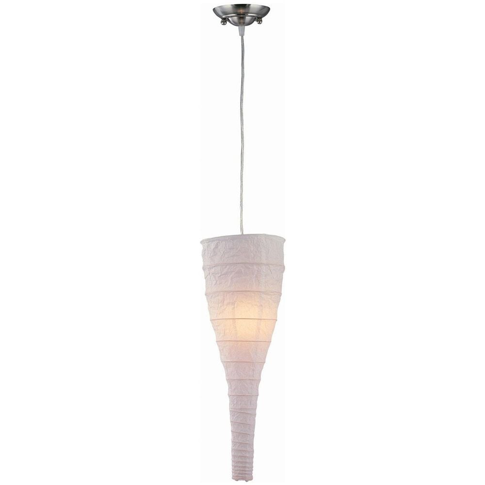 Lite Source Moonlight 1 Light Pendant in Stainless Steel, , large