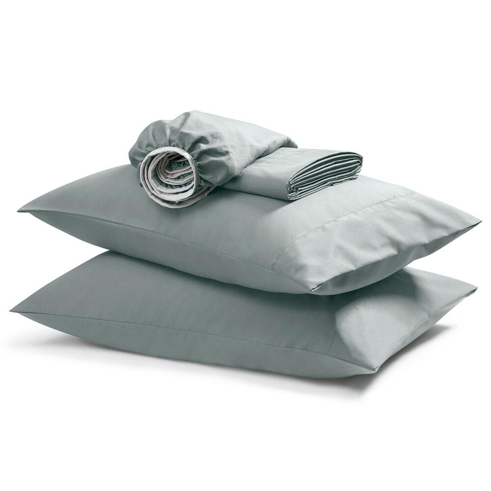 Sanders Collection Premium Bamboo 4-Piece King Sheet Set in Silver, , large