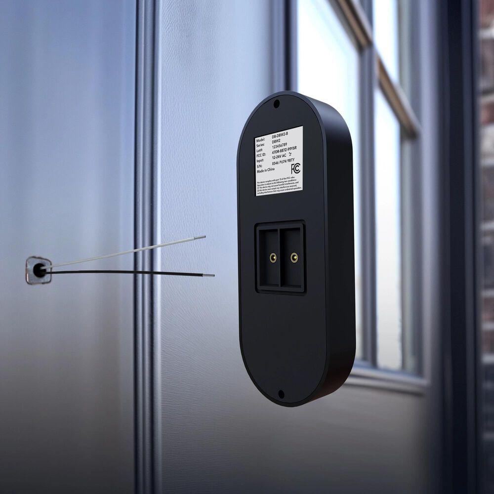 Night Owl 1080p Video Doorbell - Wired - Black, , large