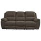 Ashley Next-Gen Gaucho Manual Reclining Sofa in Espresso, , large