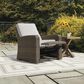 Ashley Beachcroft Outdoor Recliner in Beige, , large