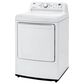 LG 7.3 Cu. Ft. Ultra Large Capacity Electric Dryer with Sensor Dry Technology in White, , large