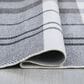 Ashley Kaidlow 7"7" x 9"8" Gray and Cream Area Rug, , large