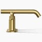 Kohler Purist Widespread Bathroom Sink Faucet in Vibrant Brushed Moderne Brass, , large