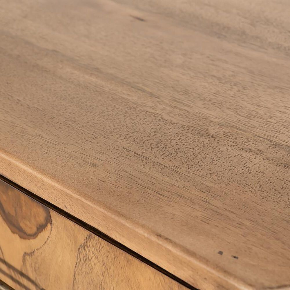 Fallridge Balam 2-Drawer Nightstand in Natural Teak, , large