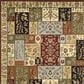 Safavieh Lyndhurst LNH318 10" Square Multicolor and Ivory Area Rug, , large