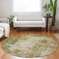Dalyn Rug Company Ravenna RN1 8" Round Olive Area Rug, , large