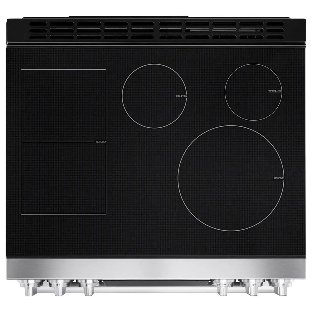LG Studio 7.3 Cu. Ft. Double Oven Induction Slide-in Range in PrintProof Stainless Steel, , large