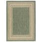 Nourison Horizon HOZ03 Green 5" x 7" Indoor/Outdoor Area Rug, , large
